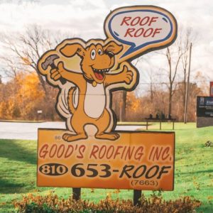 Goods Roofing - Sign