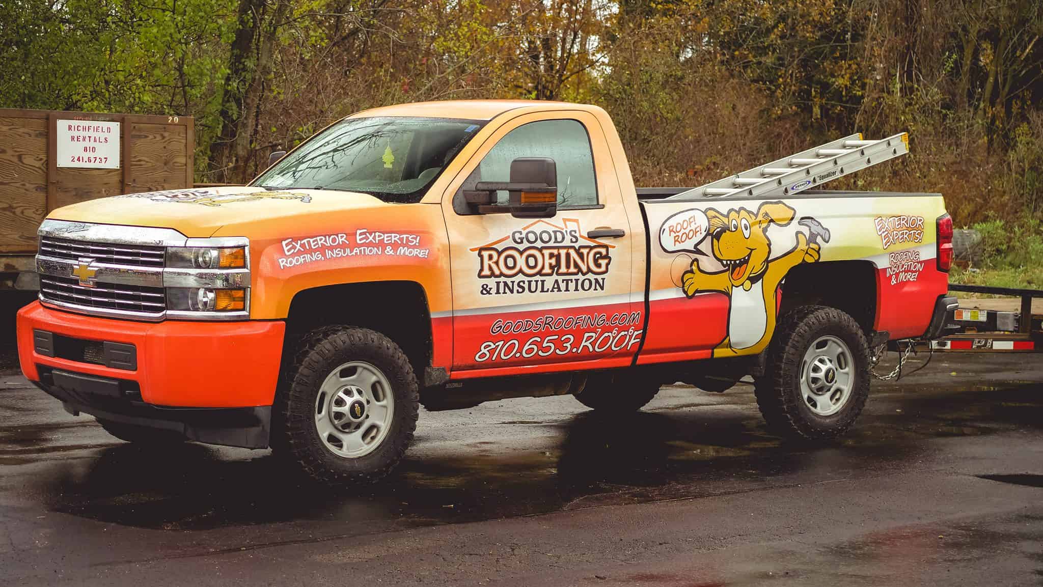 Goods Roofing - Truck